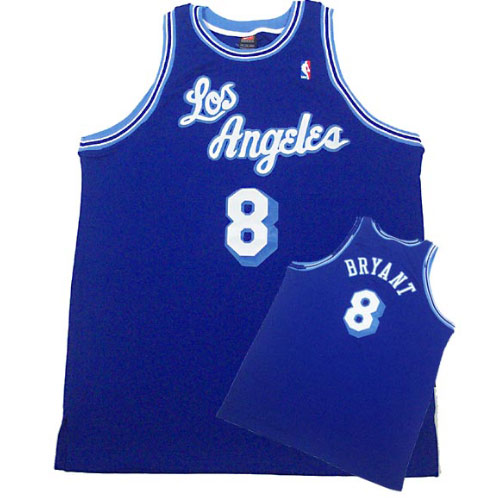 Mens Nike Los Angeles Lakers 8 Kobe Bryant Authentic Blue ...